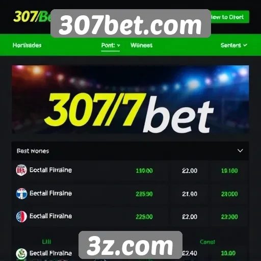 Comparação de odds do 307bet.com com concorrentes